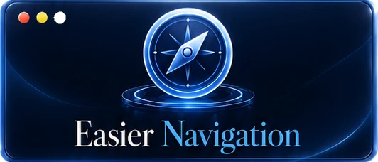 Easier Navigation — hover